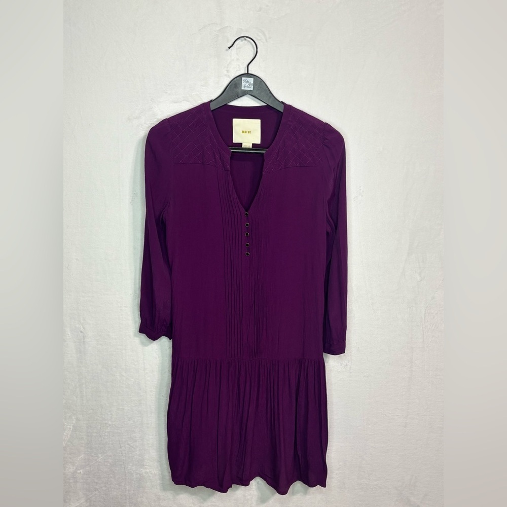 Maeve Purple Midi Dress